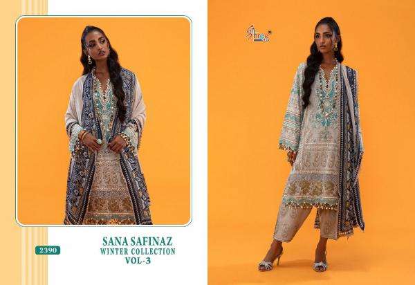 Shree Sana Safinaz Winter Collection 3 Pakistani Salwar Suits Collection